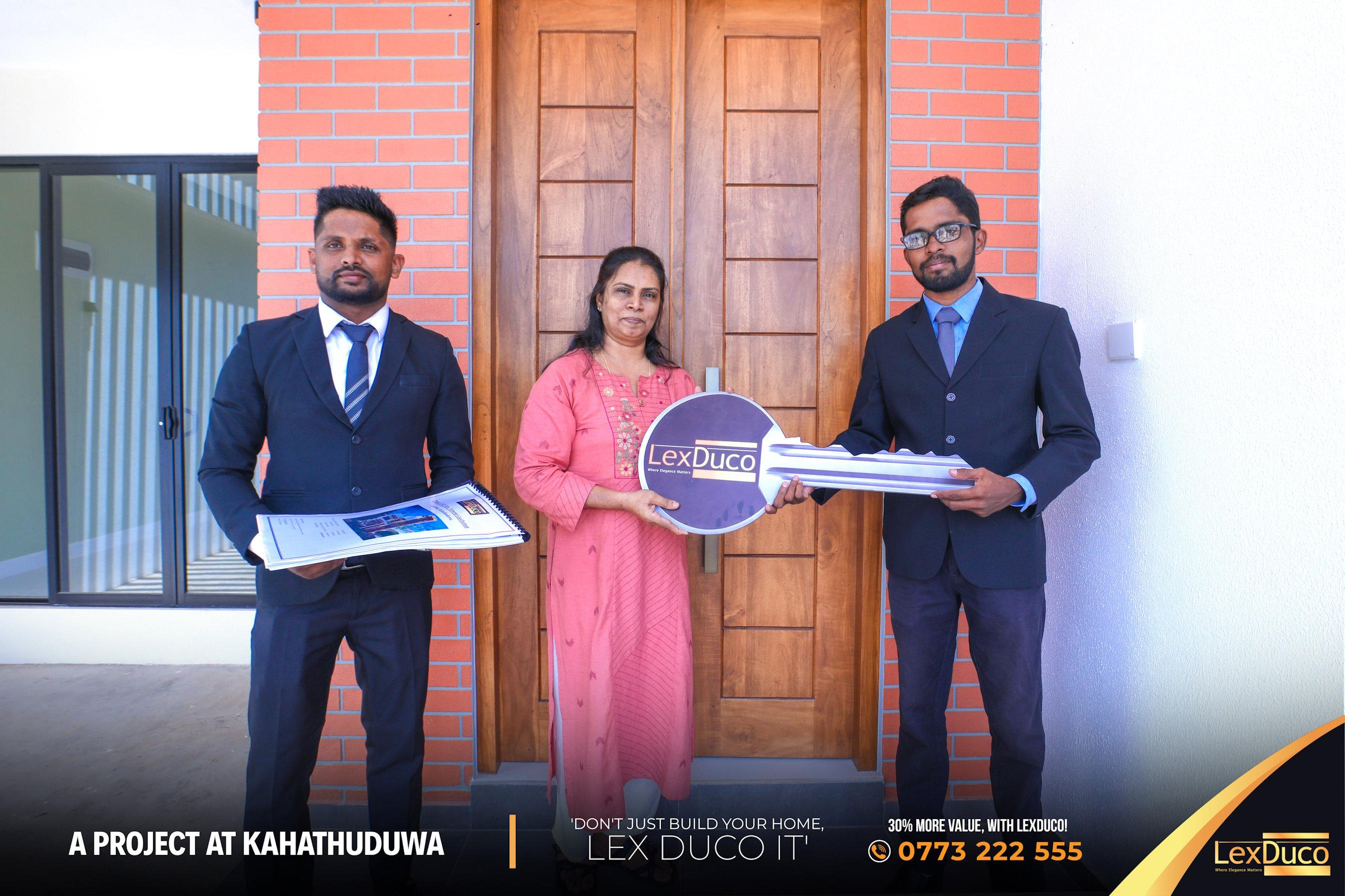 A Completed Project in Kahathuduwa | Lex Duco