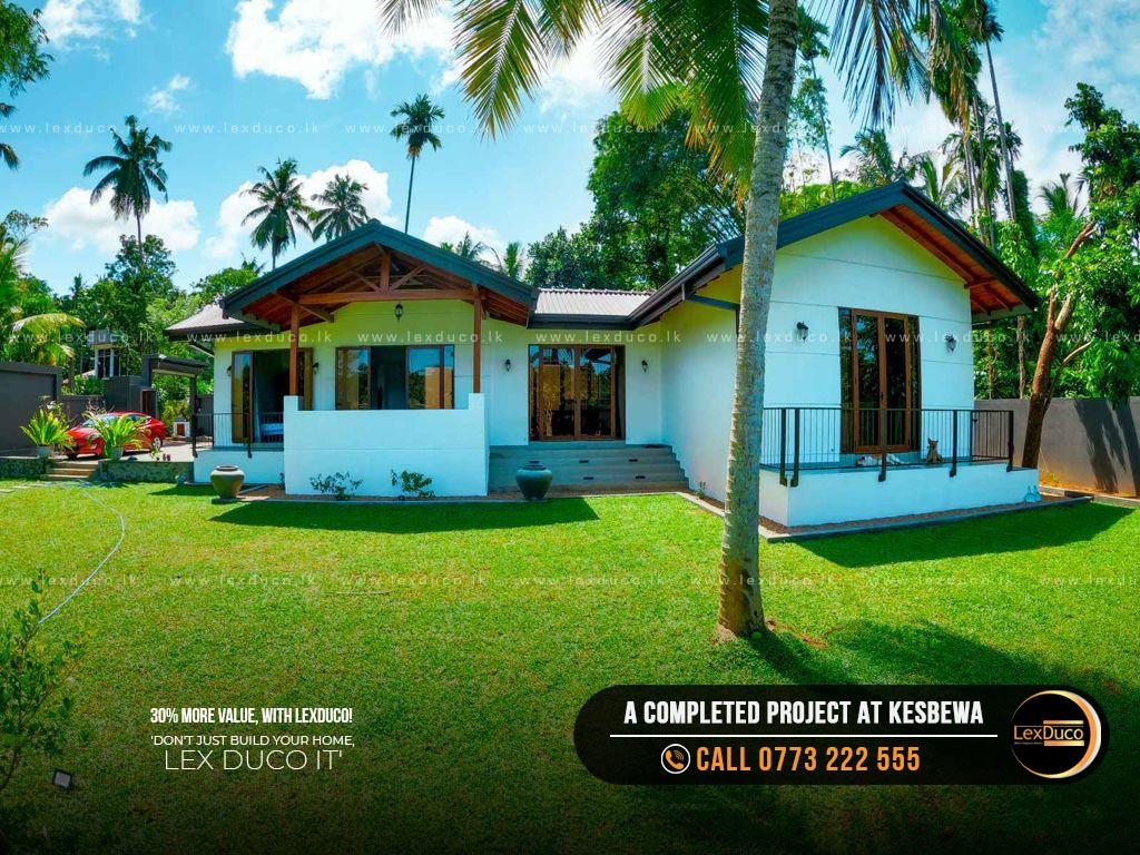 A Completed Project In Kesbewa | Lex Duco